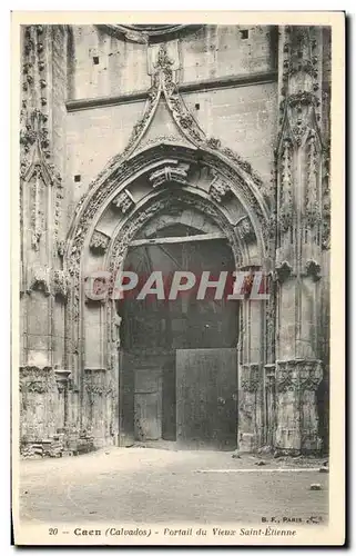 Ansichtskarte AK Caen Portail du Vieux Saint Etienne