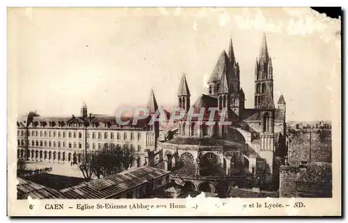 Ansichtskarte AK Caen Eglise St Etienne Abbaye Aux hommes