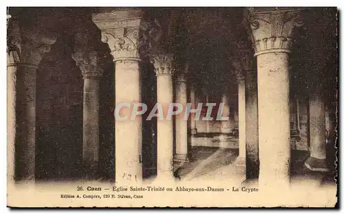 Ansichtskarte AK Caen Eglise St Etienne Trinite ou Abbaye aux Dames La Crypte