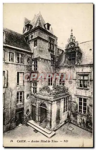 Cartes postales Caen Ancien Hotel de Than