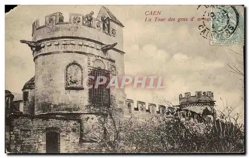 Cartes postales Caen La Tour des gens d&#39armes