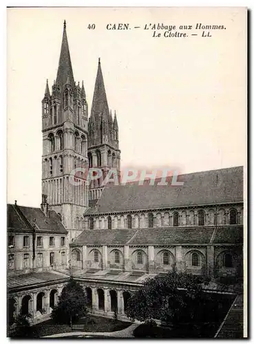 Cartes postales Caen L&#39Abbaye aux Hommes Le Cloitre