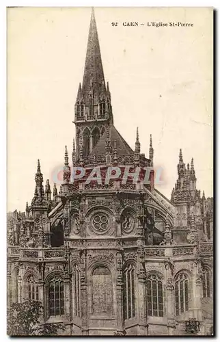 Cartes postales Caen L&#39Eglise St Pierre