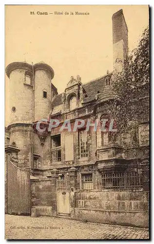 Cartes postales Caen Hotel de la Monnaie