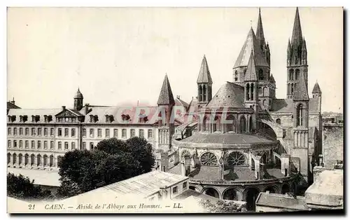 Ansichtskarte AK Caen Abside de l&#39Abbaye aux Hommes