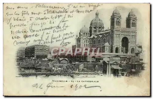 Cartes postales Marseille La Cathedrale