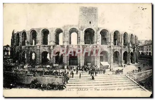 Ansichtskarte AK Arles Vue Exterieure Des Arenes