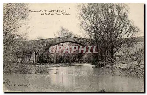 Cartes postales Environs d&#39Ax En Provence Le Pont Des Trois Sautets