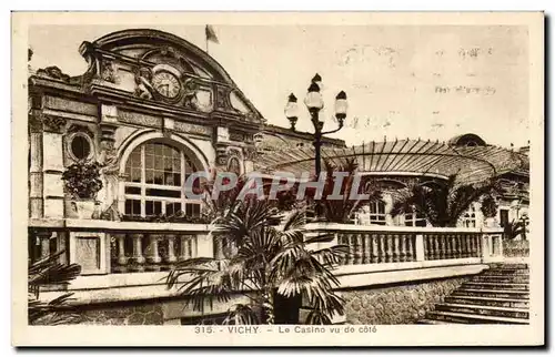 Cartes postales Vichy Le Casino Vu De Cote