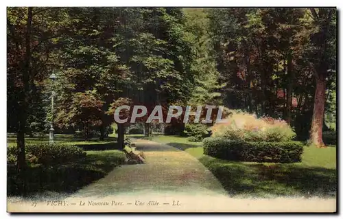 Ansichtskarte AK Vichy La Nouveau Parc Une Allee