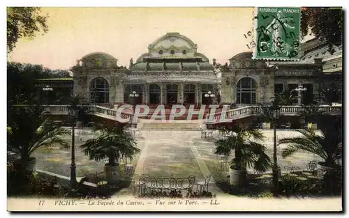 Ansichtskarte AK Vichy La Facade Du Casino Vue Sur Le Parc