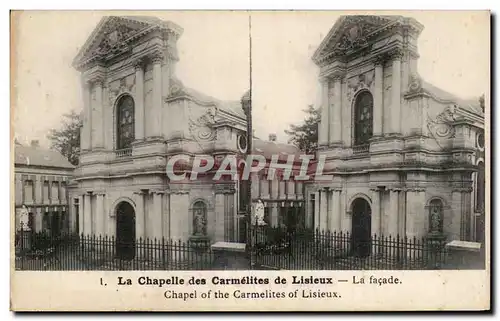 Cartes postales La Chapelle Des Carmelites de Lisieux La Facade