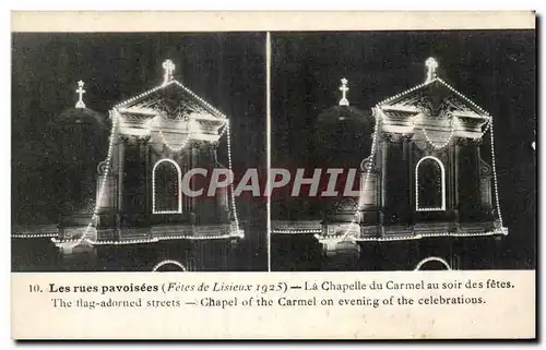 Ansichtskarte AK La Procession du Lisieux la Chapelle du Carmel au Soir des fetes Fetes de Lisieux 1925