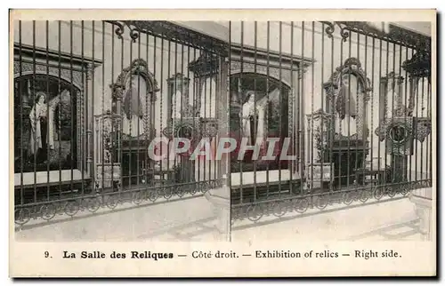 Cartes postales La Salle des Relique Cote droit Lisieux