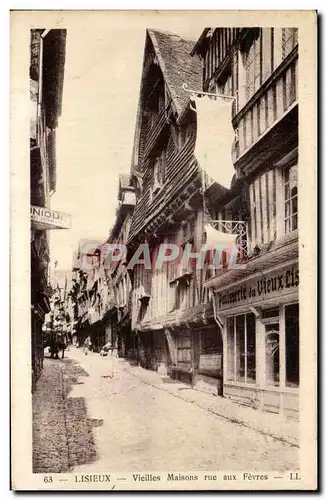 Ansichtskarte AK Lisieux Vieilles Maisons rue aux Fevres Patisserie du Vieux Lis