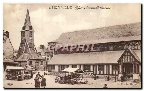 Cartes postales Honfleur Eglise Sainte Catherine