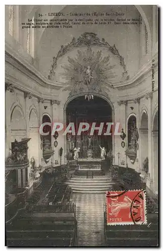 Cartes postales Lisieux Interieur de l&#39Eglise Saint desir