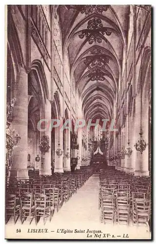 Cartes postales Lisieux L&#39Eglise Saint Jacques