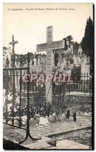 Cartes postales Lisieux Tombe de Sainte Therese de L&#39Enfant Jesus