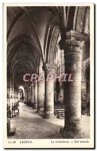 Cartes postales Lisieux La Cathedrale Nef laterale