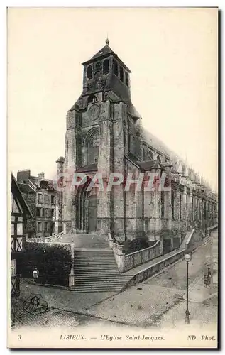 Cartes postales Lisieux L&#39Eglise Saint Jacques