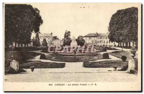 Cartes postales Lisieux Le Jardin Public