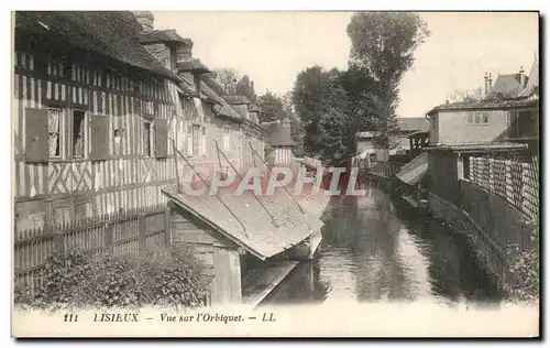 Cartes postales Lisieux Vue sur l&#39Orbiquet Lavoir