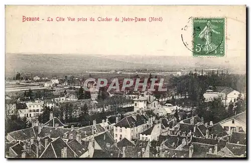 Ansichtskarte AK Beaune Ea cote Vue prise du Clocher de Notre Dame Nord