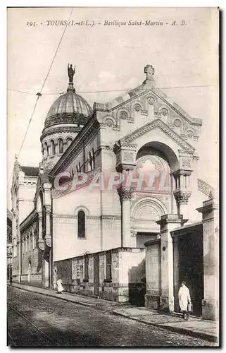 Cartes postales Tours Basilique Saint Maritn