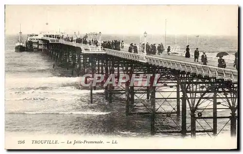 Cartes postales Trouville La Jetee Promenade