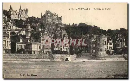 Cartes postales Trouville Groupe De Villas