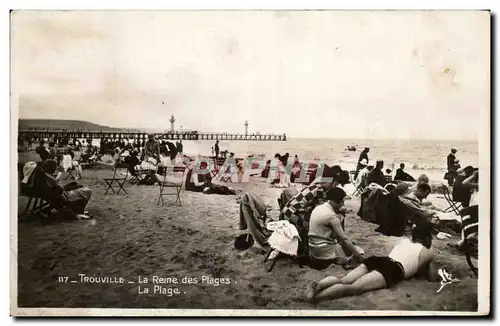 Cartes postales Trouville La Reine Des Plages La Plage