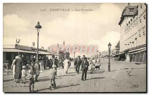 Cartes postales Trouville Les Planches