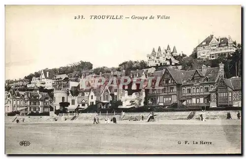 Ansichtskarte AK Trouville Groupe De Villas