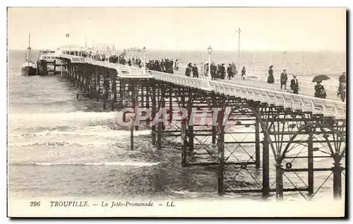 Cartes postales Trouville La Jetee Promenade