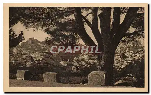 Cartes postales La Douce France Paysages Et Pierres De Provence Vue d&#39ensemble des Baux