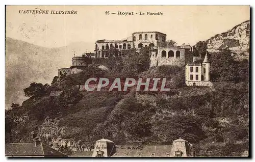 Cartes postales L&#39Auvergne Illustree Royat Le Paradis