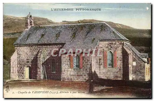 Cartes postales L&#39Auvergne Pittoresque Chapelle de Vassiviere