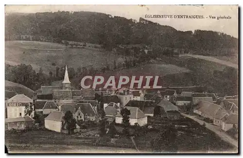 Cartes postales Egliseneuve D&#39Entraigues vue generale