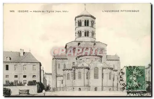 Cartes postales Issoire Abside de l&#39Eglise L&#39Auvergne pittoresque