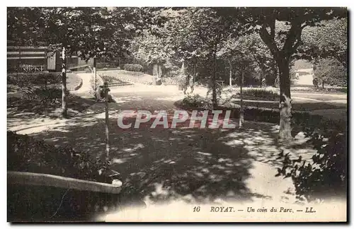 Cartes postales Royat Un coin du Parc