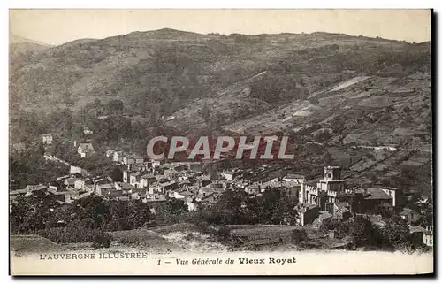 Ansichtskarte AK L&#39Auvergne Illustree Vue Generale du Vieux Royat