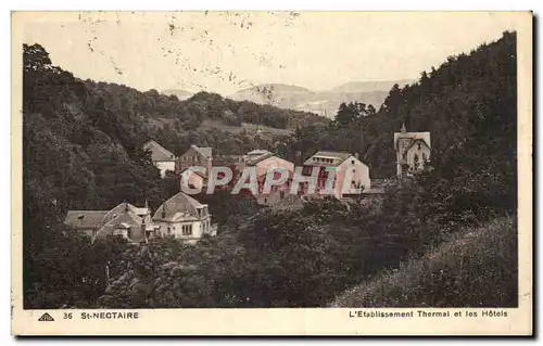 Cartes postales St Nectaire L&#39Etablissement Thermal et les Hoteis