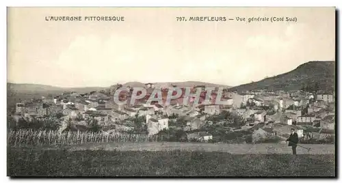 Cartes postales L&#39Auvergne Pittoresque Mirefleurs vue generale