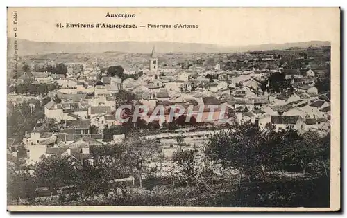 Cartes postales Environs d&#39Aigueperse panorama d&#39Artonne