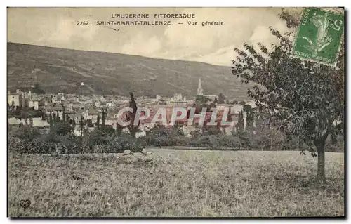 Cartes postales Saint Amant Tallende vue generale