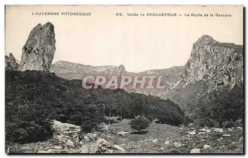 Cartes postales Vallee de Chaudefour La Roche de la Rancune