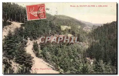 Cartes postales Route de Saint Alyre a Arlanc