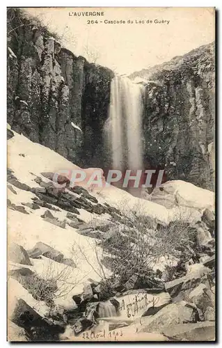 Cartes postales L&#39 Auvergne Cascade du lac de Guery