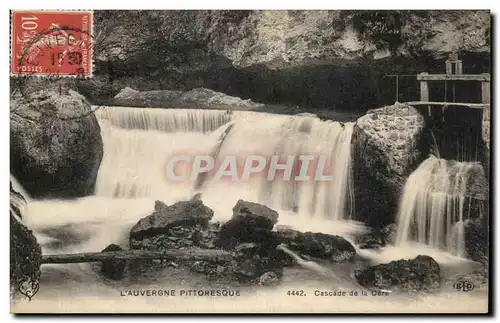 Ansichtskarte AK L&#39 Auvergne Pittoresque Cascade de la Cere